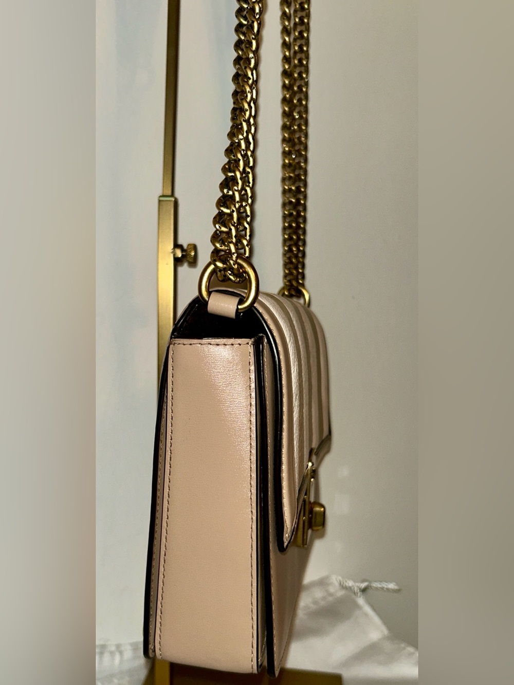 Coach Hutton Shoulder Bag With Colorblock Quilting 739 Like New! - Picture 5 of 15